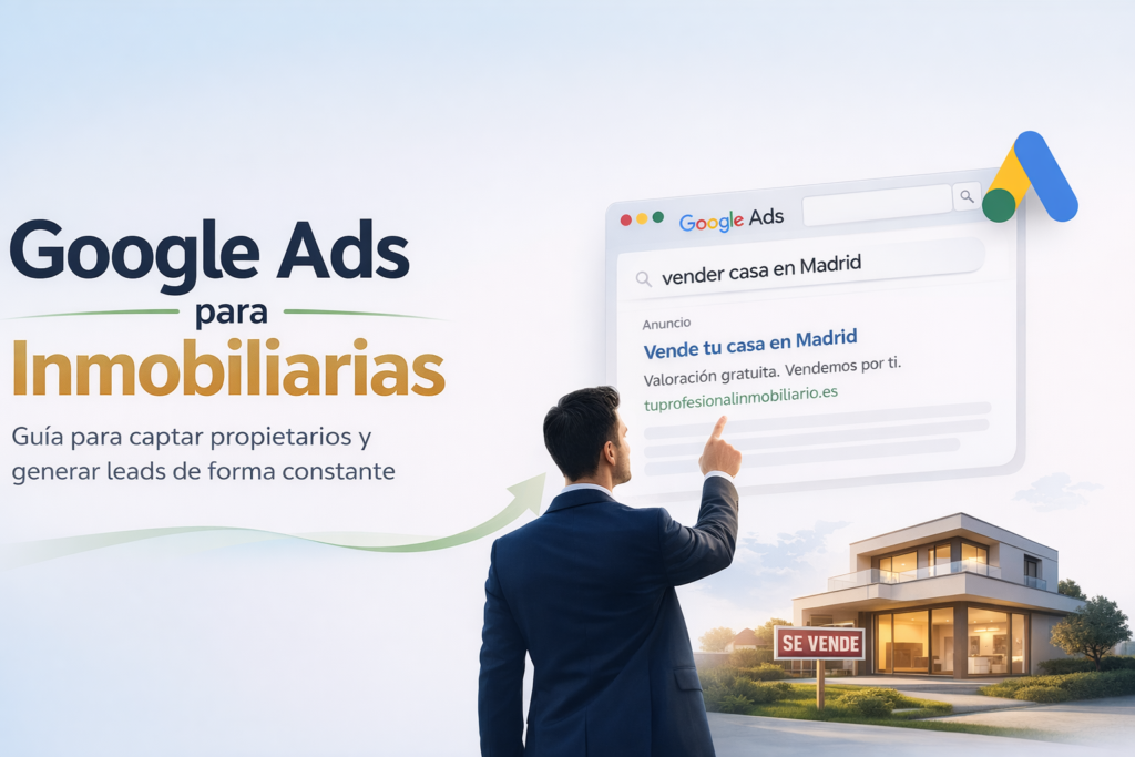 Google Ads para inmobiliarias: la guía definitiva para captar propietarios y generar leads